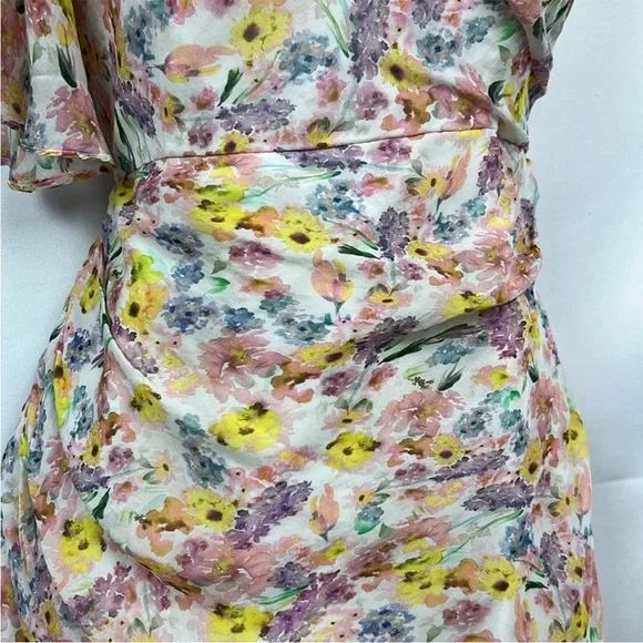 AMUR Clayton Floral One-Shoulder Dress - Picture 5 of 6